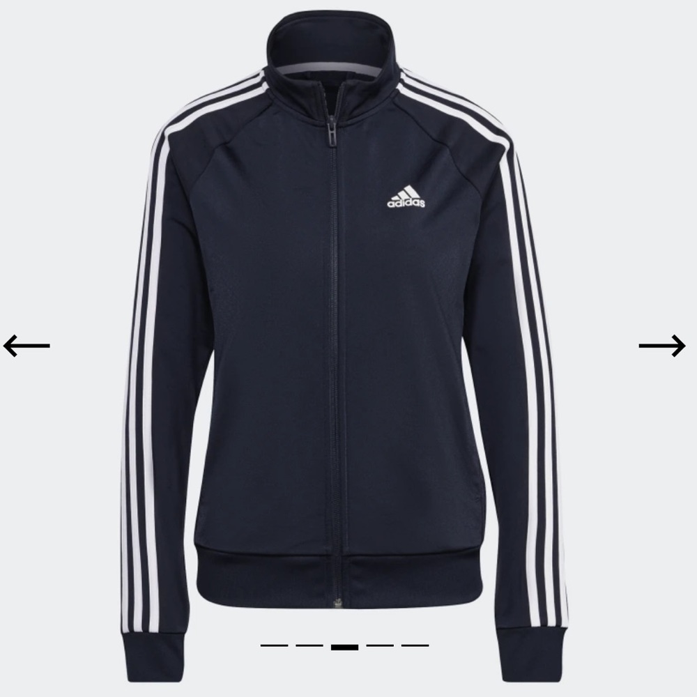 ADIDAS WARM-UP SLIM 3-STRIPES TRACK JACKET